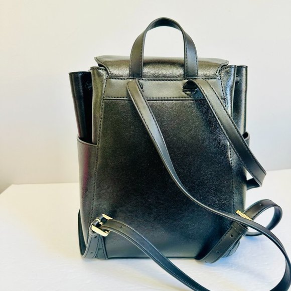NWOT MICHAEL KORS MK EPI LEATHER BLACK BACKPACK main image 5